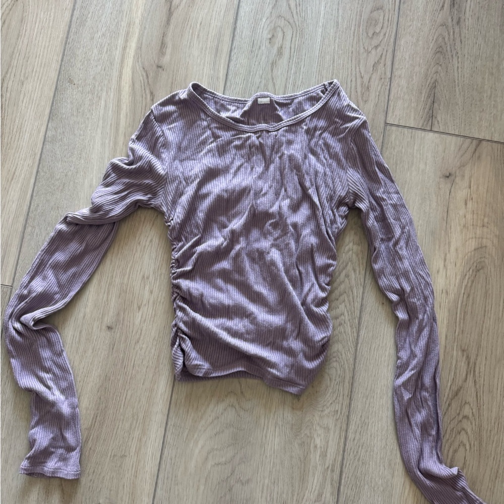 Alo Yoga Women's Lavender Long Sleeve Top